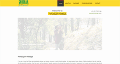 Desktop Screenshot of himalayan-holidays.in